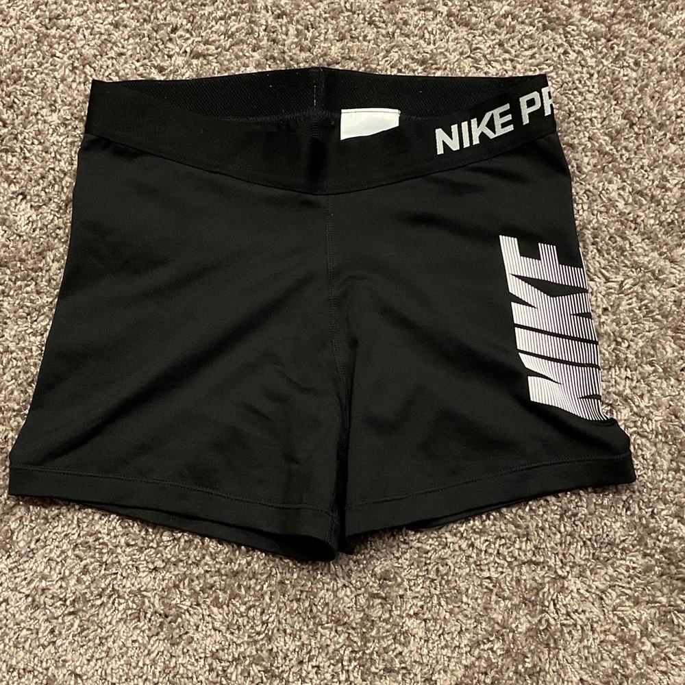 Nike Women's Black Athletic Shorts, Size M
